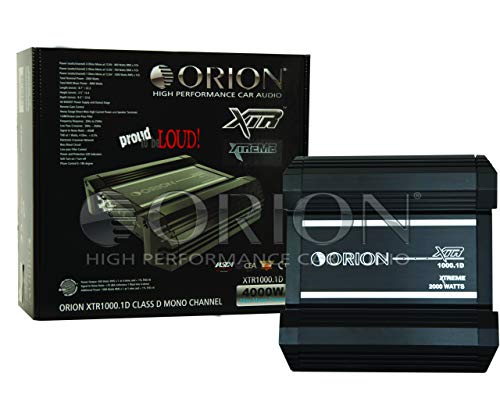 New Orion Watts RMS Car Audio Amp CEA-2006 Compliant Power Ratings Xtreme Amplifier with Remote Bass Boost Control Knob Included (1000 WATTS RMS)