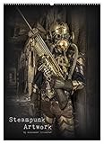 Steampunk Artwork (Wandkalender 2023 DIN A2 hoch), Calvendo Monatskalender