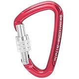 GM CLIMBING 24kN Ultra-Light Locking Carabiner Screw Gate UIAA Certified