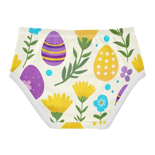 Toddler Girls Underwear 2t Cotton Girl Panties Cute Aesthetic Kids Briefs Undies Pastel Easter Eggs2