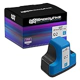 Speedy Inks - Remanufactured Replacement Ink Cartridge for Hewlett Packard C8771WN (HP 02) Cyan