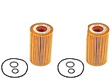 Replacement Pair Set 2 Engine Oil Filter Kits For Benz E250 GLK250 ML250 Sprinter for Mercedes-Benz