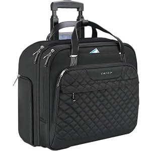 EMPSIGN Trolley Business Rolling Laptop mit Rädern für Damen