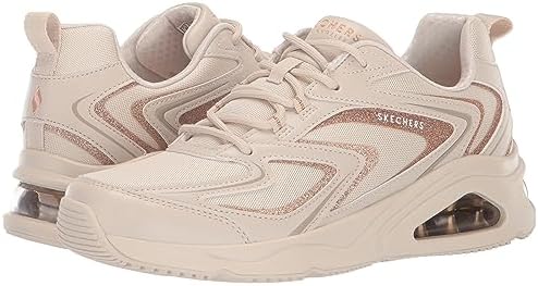 Skechers Women's TRES-AIR UNO-Shim-AIRY Sneaker, 8.5 Ivory | Image 6