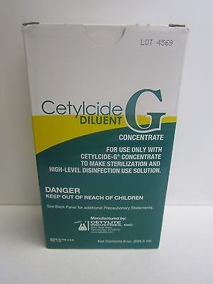 Dental Cold Sterilization Cetylite Diluent G Concentrate 8oz. 0146