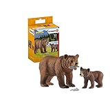 Grizzlybären leben in Nordamerika und sind eine Unterart des Braunbären