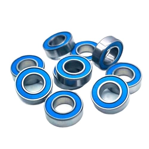Roulement 608 2RS ABEC-7 en lot de 10 pièces de dimensions 8x22x7 mm