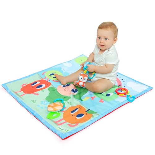 Molto | Palestra Attività Musicali Bambino Con 5 Giocattoli Pendenti - Design Gusy Light - Arco Giochi Con Suono E Texture - Da 0 Mesi - 4