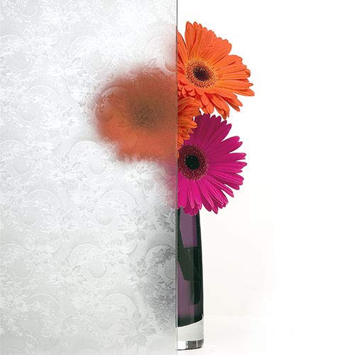 Purlfrost Fleur Decorative Privacy frosted Window Film 1m x 1.22m