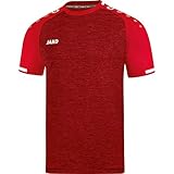 karlsruher sc trikot 2015/16 Moderne Melange Optik JAKO Herren Prestige KA Trikot, rot meliert/Weiß, M