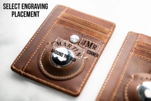 Apple AirTag Clear ID Window Leather Wallet3