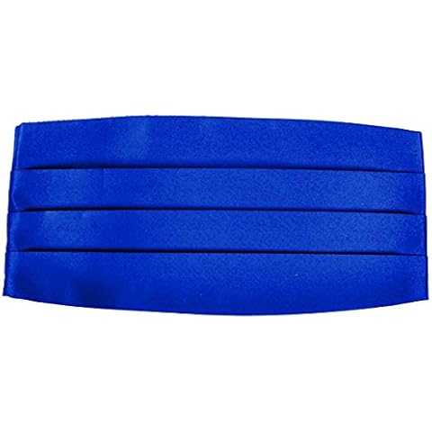 Broadway Tuxmakers Men's Royal Blue Cummerbund Cumberbund for a Tuxedo One Size Cover
