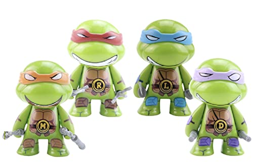 Ninja Cake Topper - 4Pcs Turtle Premium Cupcake Figurines For Birthday - Cake Decoration - Birthday Party Baby Shower Cake Toppers #TOP1