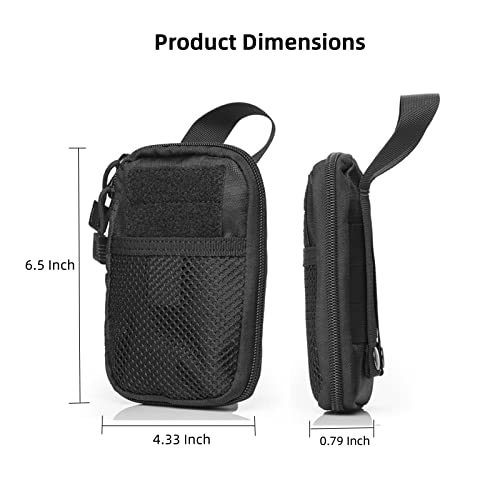 Mini Pocket Organizer Pouch, Tactical Molle Pouch Accessory Bag, Small Tool Storage Pouch For Phones/Cards/Keys/Pocket Knife, Men's Utility Edc Waist Bag Pack For Camping Hunting #TOP1