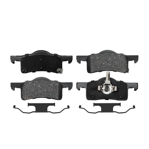 Image of Detroit Axle - Brake Pads for 03-06 Ford Expedition Lincoln Navigator, Front and Rear Ceramic Brake Pads 2003 2004 2005 2006 Replacement