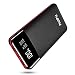 Portable Charger Power Bank 24000mAh High Capacity Backup Battery 2 USB Output Battery Pack Phone Charger with LCD Digital Display Compatible Android Phones,Tablets and Other USB-Power Devices