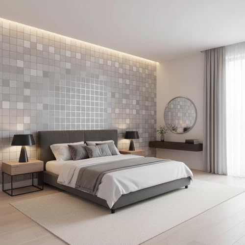Image of VKR Self Adhesive Waterproof Marble Vinyl Wallpaper | Peel & Stick Furniture Sticker for Kitchen Slabs, Wardrobes, Tables, Shelves & Office Cabinets (Silver Line, Pack of 1)