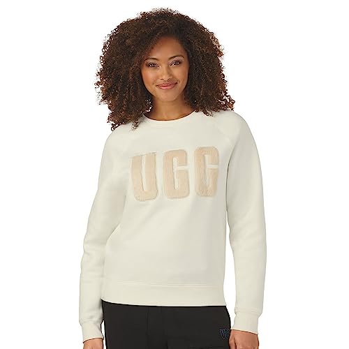 Image of UGG Women's Madeline Fuzzy Logo Crewneck