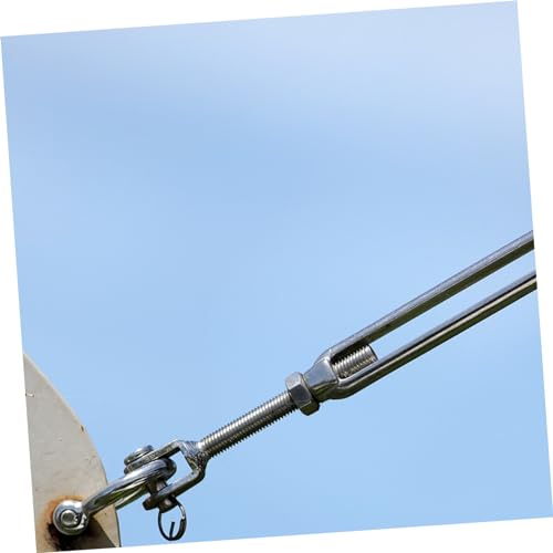 Gatuida 1pc Jaw Turnbuckle Carbon Steel Tension Screw Buckle for Secure Rigging and Adjustments and Easy to Use for Garden and Home Applications miniatura 4