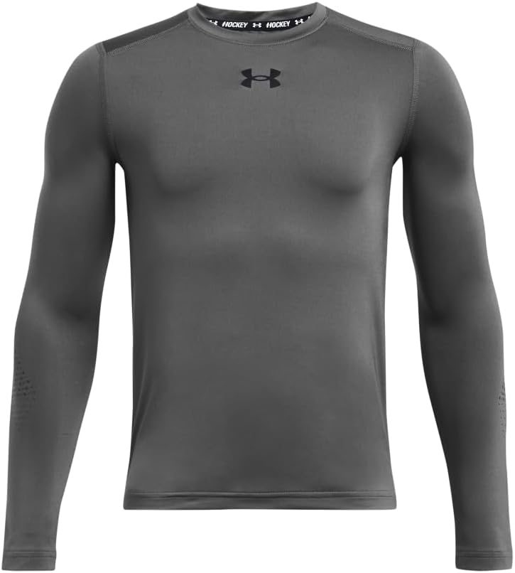 Under Armour Boys Hockey Fitted Grippy Long Sleeve