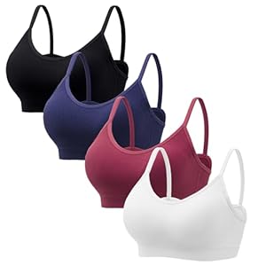 HBselect Womens Wireless Bra Womens One Smooth U Underwire Bra Grau L