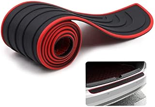 Aohcae Car Rear Bumper Protector, Anti-scratch Car Door Sill Protectors Universal Rear Bumper Protector Strips Rubber Bumper Guards for Universal Fit Car Pickup Truck SUV(36" x 2.75" )