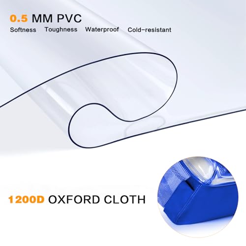 Image of PAMANO Clear Backpack Heavy Duty Transparent See Through Bag for College Work Travel Security