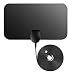 HDTV Antenna,NCVI 2019 Newest 120 Miles Long Range Indoor Digital HDTV Antenna with Amplifier Signal Booster 4K HD VHF UHF Freeview Support All TV - 13ft Coax Cable