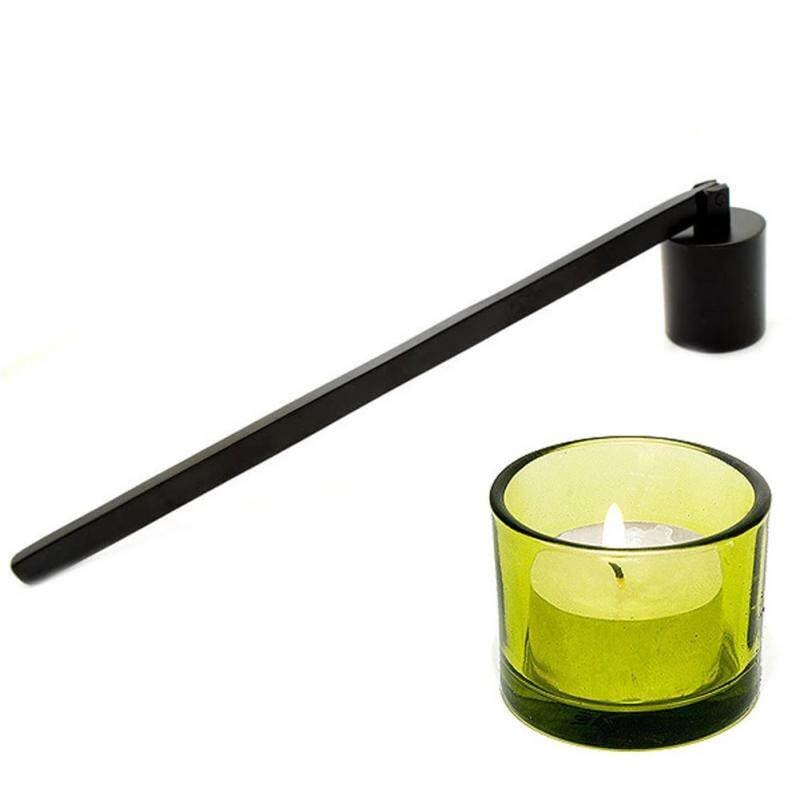 Generic Stainless Steel Smokeless Candle Wick Snuffer Home Hand Put Off Tool Kit Candle Accessories Holders Candle Safely Extinguish, Silver