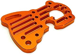 Integy RC Model C28671ORANGE Billet Machined Motor Plate w/Heatsink for 1/10 E-Revo 2.0