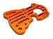 Integy RC Model C28671ORANGE Billet Machined Motor Plate w/Heatsink for 1/10 E-Revo 2.0