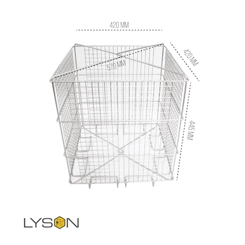 Honigschleuder Lyson 4-Waben Diagonalschleuder Ø600 mit elektrischem Antrieb