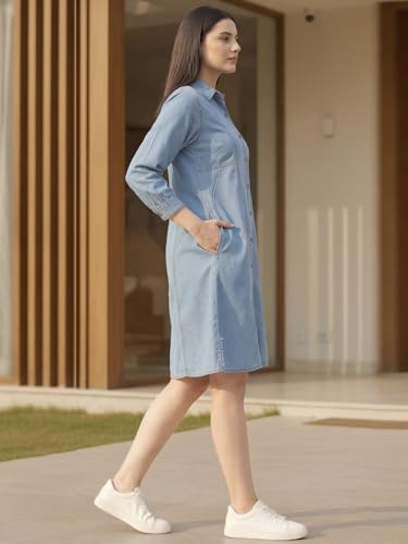 Image of ADDYVERO Women Balloon Sleeve Viscose Rayon Fit & Flare Printed Dress Detailing Above Knee /Mini