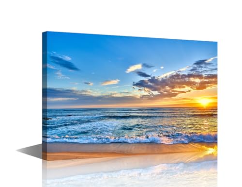 Tableau mer océan Australie grand format tableau nature moderne