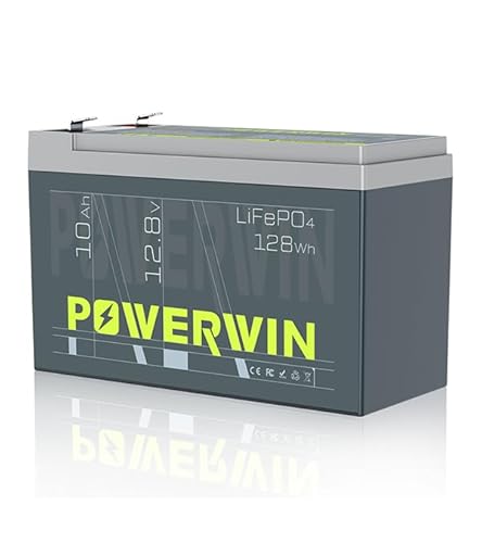 POWERWIN 12V 10Ah LiFePO4 Battery BT10 Battery UPS Backup Deep