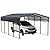 HEYTOWN Metal Carport 13 * 20 FT with Enhanced Base Heavy Duty Garage with Galvanized Steel Roof Multi-Use Shelter Outdoor for Car, Pickup, Boat and Tractors