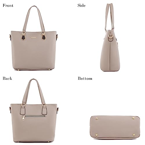 Image of OTMIPIML Purses and Handbags for Women Synthetic Leather Tote Crossbody Bags Satchel Purses Set 6pcs | Set