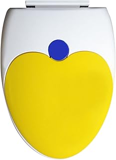 Asiento del baño Asiento De Inodoro Alargado con Orinal Incorporado, Asiento Y Tapa for Niños, Asiento De Inodoro De Cierre Lento, Se Adapta Tanto A Adultos Como A Niños, Asiento De Inodoro De Color,P