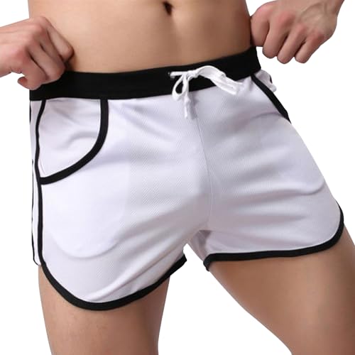 Short de sport pour homme 7,6 cm à rayures avec poches pratiques