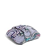 Vera Bradley Women's Fleece Fleece Travel Blanket with Trolley Sleeve, Kona Paisley, One Size