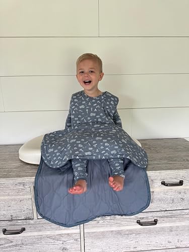 Image of GUNAMUNA Sleep Sacks for Babies Toddlers and Newborns, Easy Changing Diaper Zipper, Cozy, 2.5 TOG