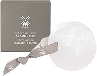 Vista 1 de MÜHLE Bloque de alumbre - Todo natural para después del afeitado, antiséptico, ayuda a curar rasguños, cortes y golpes de maquinilla de afeitar