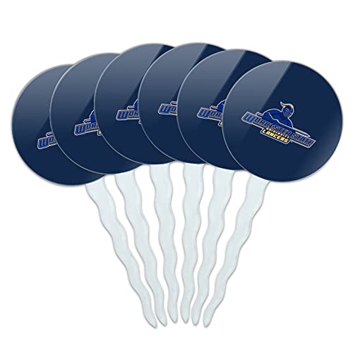 Worcester State University Lancers Logo Cupcake Picks Toppers Decoration