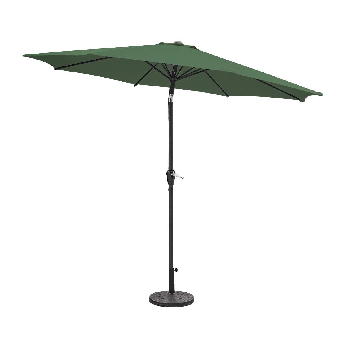 GardenKraft 2m Outdoor Garden Parasols/Tilt & Crank Mechanism / 6 Steel Ribs/UV 30 Protection/Durable Polyester Material - Image 2