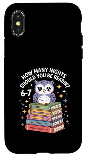 ��������Ǐ��uHow Many Nights Cute Owl (�t�N���E) �X�}�z�P�[�X iPhone X/XS �p