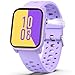 Reloj Inteligente Niños Niñas Sin App Necesaria, 1,83" Smartwatch Niños con Podómetro, Resistente al Agua IP68, Reloj Monitor Cardiaco y Sueño, Despertador, Juegos de Rompecabezas (Morado)