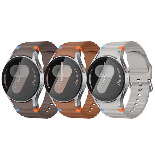 Image of Acextro 3 Pack Sport Band Compatible for Galaxy Watch 7 Bands 44mm 40mm