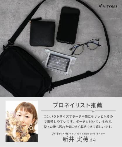 VITOMS 爪やすり 爪磨き バッファー スポンジファイル5本セット BLACK の商品画像 6