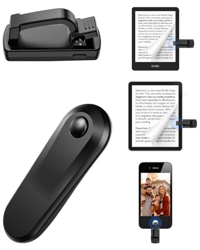 Kindle Page Turner, Remote Control Page Turner for Kindle Paperwhite Oasis EReaders Kobo, Kindle...
