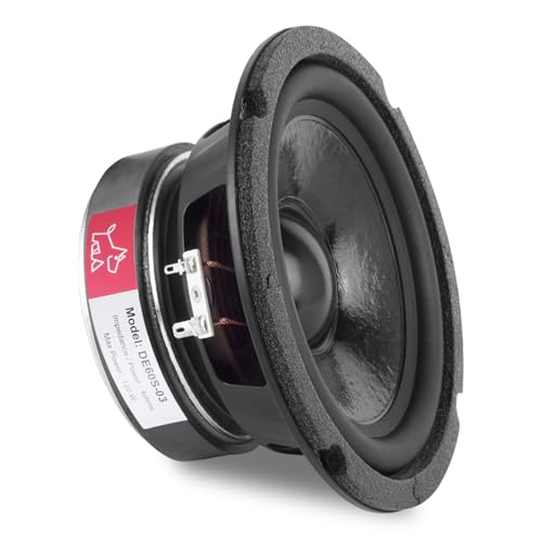 Image of 6.5 Inch Subwoofer Speaker 100W 4 Ohms Woofer, Paper Coated Cone, Ferrite Magnet for Car Subwoofers, Home Theatre & Music System (1 Pc)